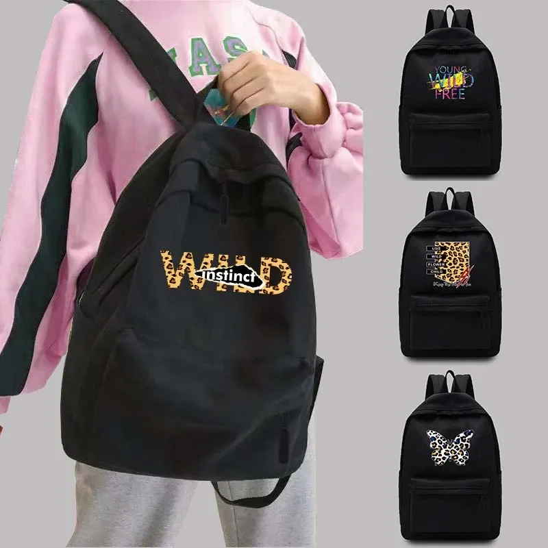 

Women's Backpack Teens Unisex Travel Backpacks with Wild Series Prints College Laptops School Bags Commuter Sports Backpacks