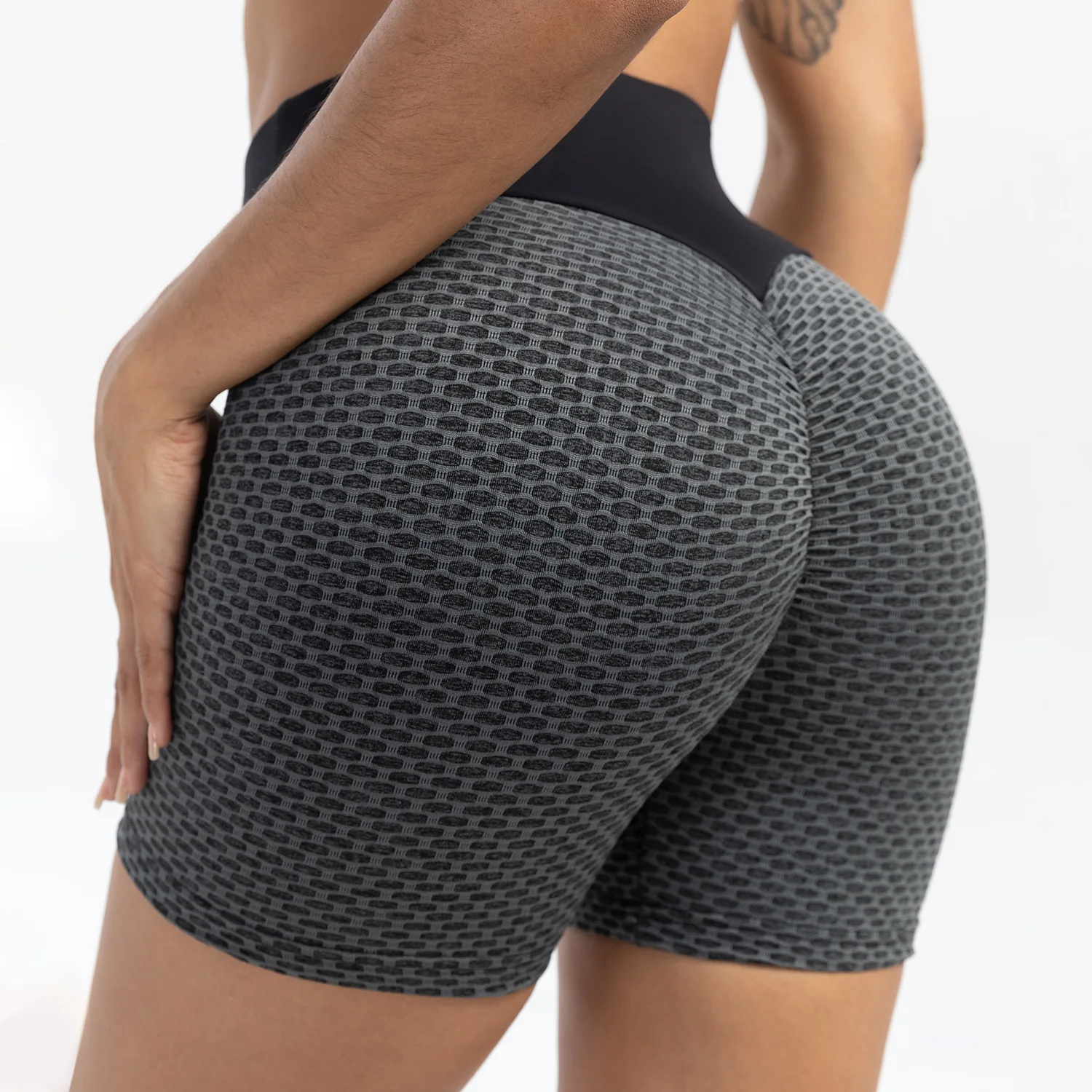 Shorts de sport taille haute pour femmes, vêtements de yoga, pantalons de course push-up, séchage rapide, fitness, sans couture, lifting des hanches, assiste, sportifs