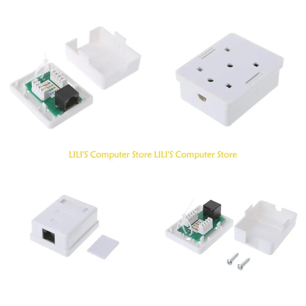 

A52B Cat6 RJ45 Keystone Jacks Profile, Ethernet Desktop Connector