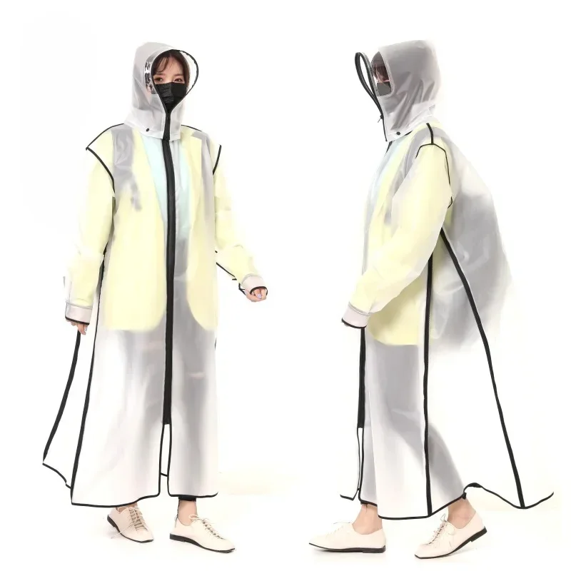 

Electric car raincoat Fashion rainstorm proof single outdoor one-piece poncho