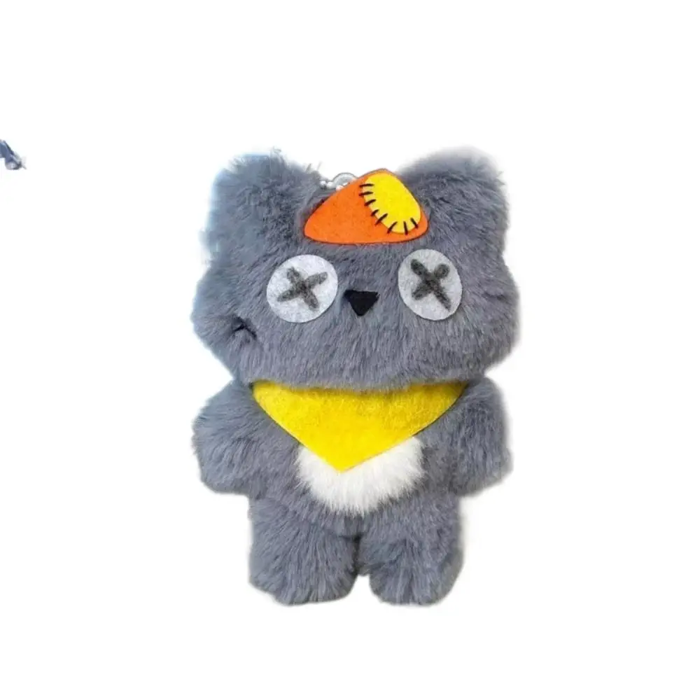 

Push To Sound Squeeze Squeak Plush Keychain Grey Wolf Chubby Comfort Chubby Comfort Pendant Plush Cartoon