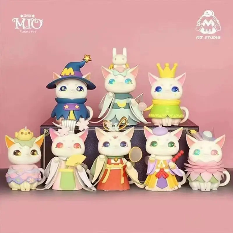 

Новая коллекционная фигурка Mio Fantastic World Cat Blind Box из ПВХ в стиле милой принцессы, загадочная коробка-сюрприз, подарок для девочек, декоративное украшение