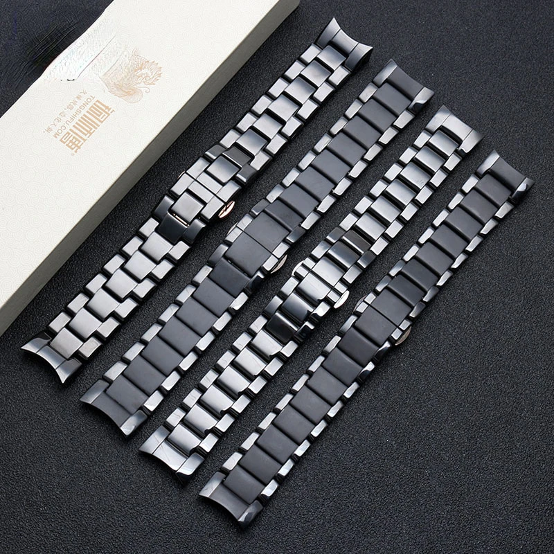 

Ceramic Watch Strap for Armani Ar1451 1400 1421 1440 Waterproof Sweatproof Watch Band Accessories 24mm Wristband