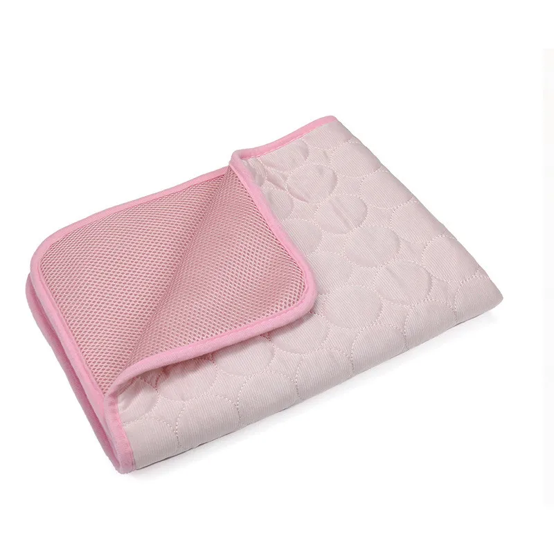 The Ultimate Cooling Pet Mat Breathable Washable Summer Pad Dog Cat Self Cool Blanket For Kennel Crate And Bed Sleeping Ice Silk_voghion.com