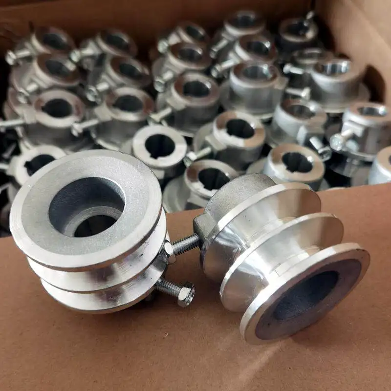 Pulley of dispenser 7.5 horsepower high pressure water pump power 55A slot aluminum triangular belt drive wheel