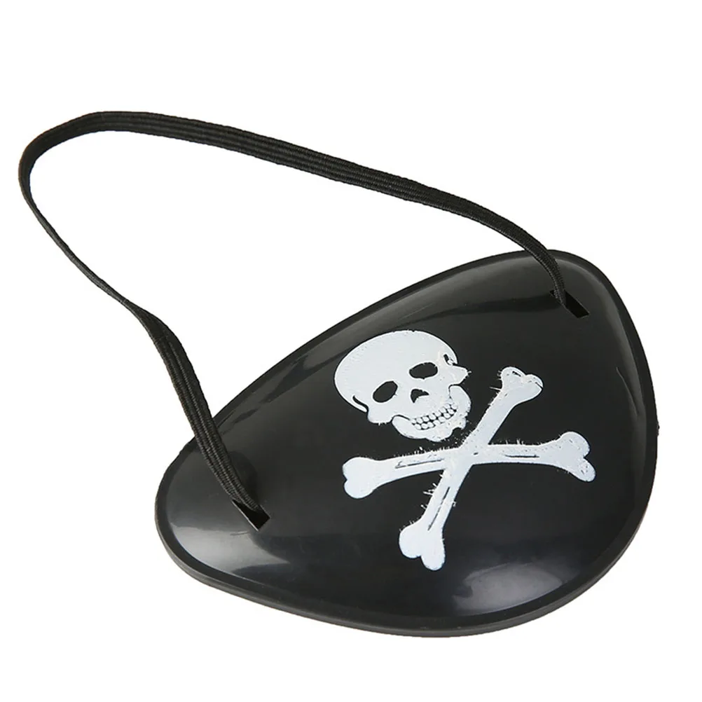 

4 PCS Pirate Skull Eye Mask Patch for Kids Aldult Halloween Captain