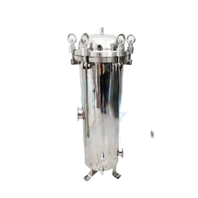 Industrial use 10T - 30T Stainless steel 304 housing with PP filter bag water treatment filter machine