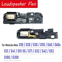 NEW Loud Speaker Ringer For Motorola Moto G10 G20 G30 G60 G100 G200 G41 G71 G50 G51 5G Loudspeaker Buzzer Flex Cable Replacement