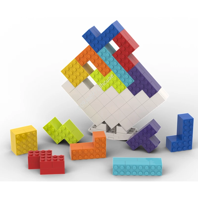 

180pcs MOC Tetris Tumble Building Blocks Constructing Plastic Educational Creative Learning Christmas toy Gift