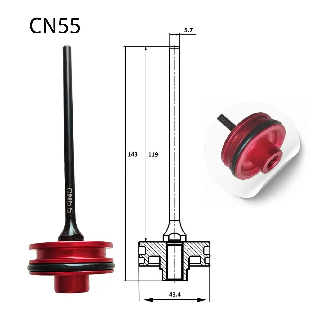 Imagem -03 - Driver de Pistão para Nailer de Enquadramento de Bobina para Pistão de Nailer de ar de Lâmina de Driver Cn55 Cn70 Cn80