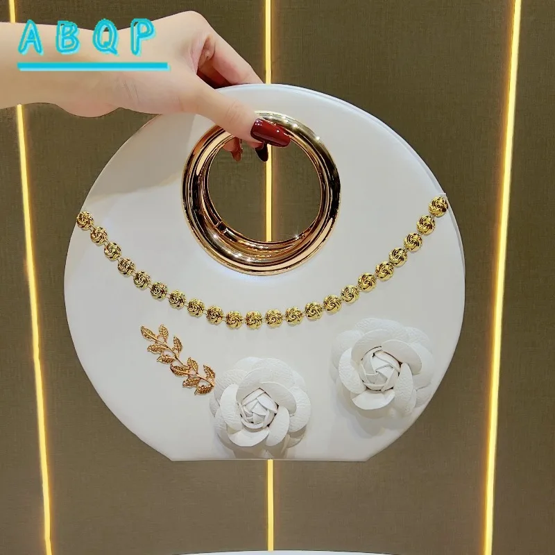 Dinner Handbag Luxury Brand Dinner Party Women's Handbag Bright Leather Personalized Fashion Women's Shoulder Crossbody Bag