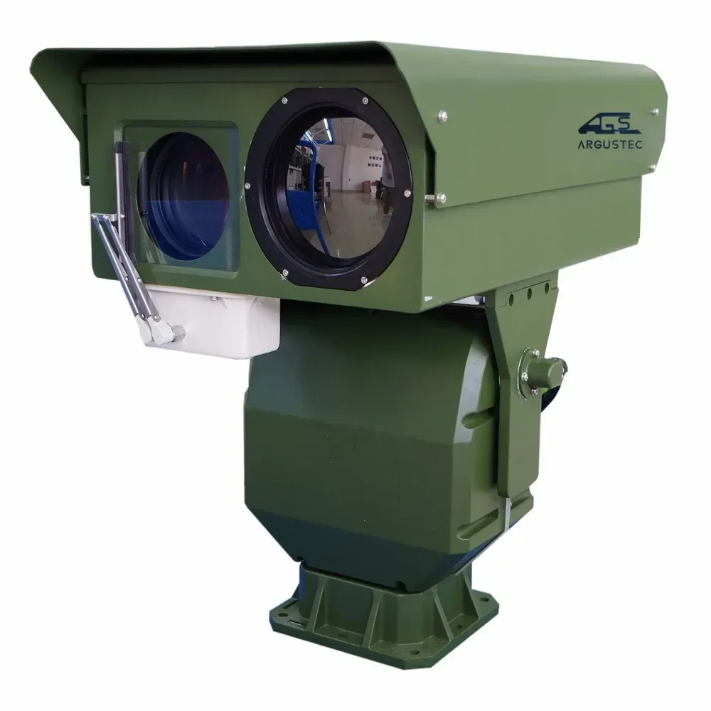 Border Defense Long Range Dual Sensor PTZ Thermal Camera with Optical Camera Surveillance System