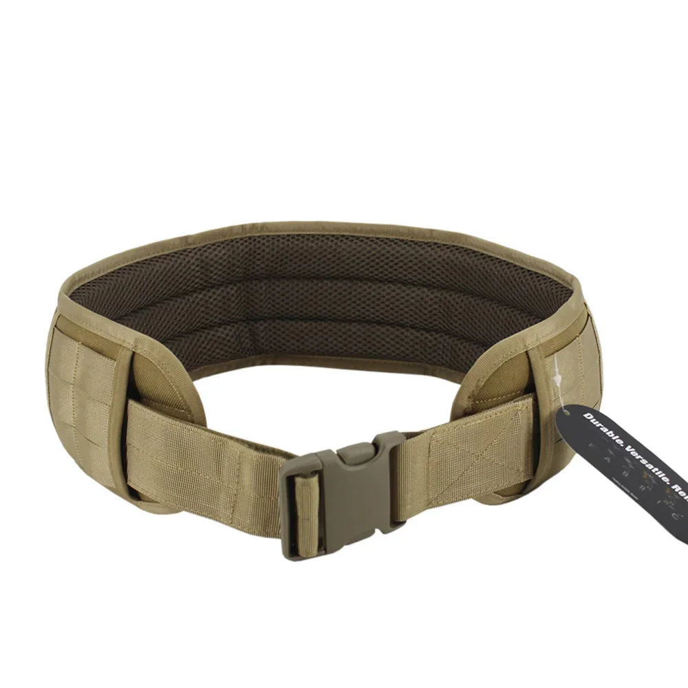 1000D Nylon Tactical Molle Waist Belt Airsoft Training Waistband Hunting Paintball Waist Belt