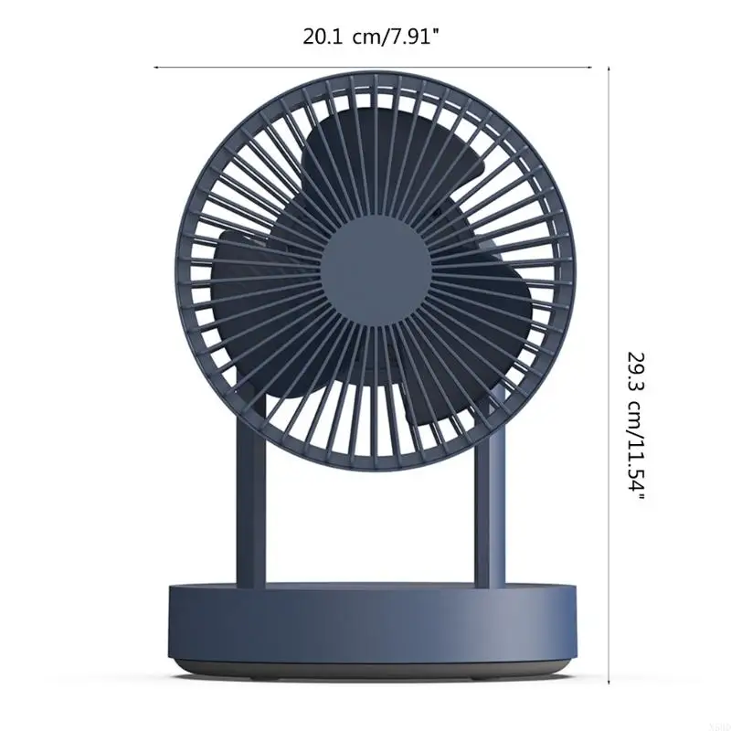 Ventilador con avión ligero Ventilador viento fuerte para viaje oficina del dormitorio N58D