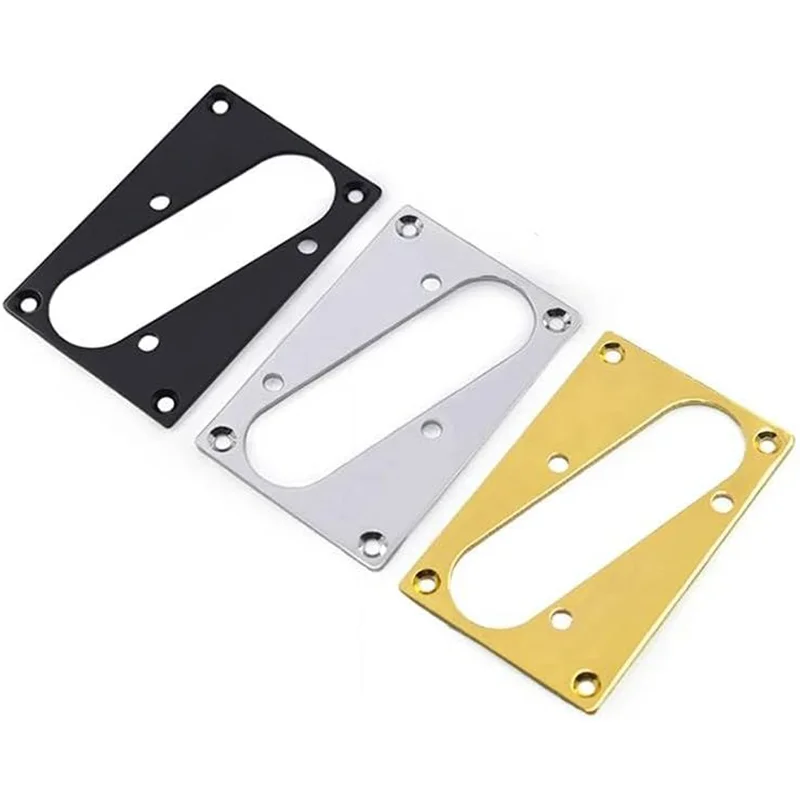 Sillines de puente TL cortos, marco de montaje de anillo de pastilla con tornillos para pieza de repuesto de guitarra eléctrica estilo Telecaster
