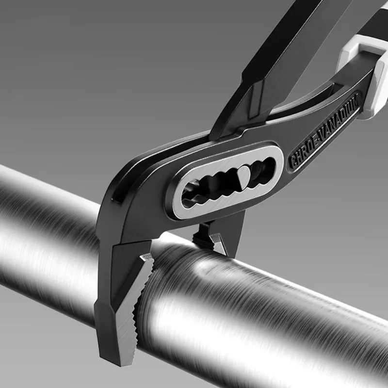 مجموعة مفاتيح الأنابيب الثقيلة متعددة الوظائف قابلة للتعديل فتح أنابيب المياه المشبك كماشة لأداة إصلاح اليد سباك #6