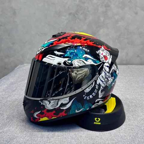 Large Size Range Full Face Motorcycle Helmet up to XXXL Specifically Designed for a Comfortable Fit for Riders with Larger Heads