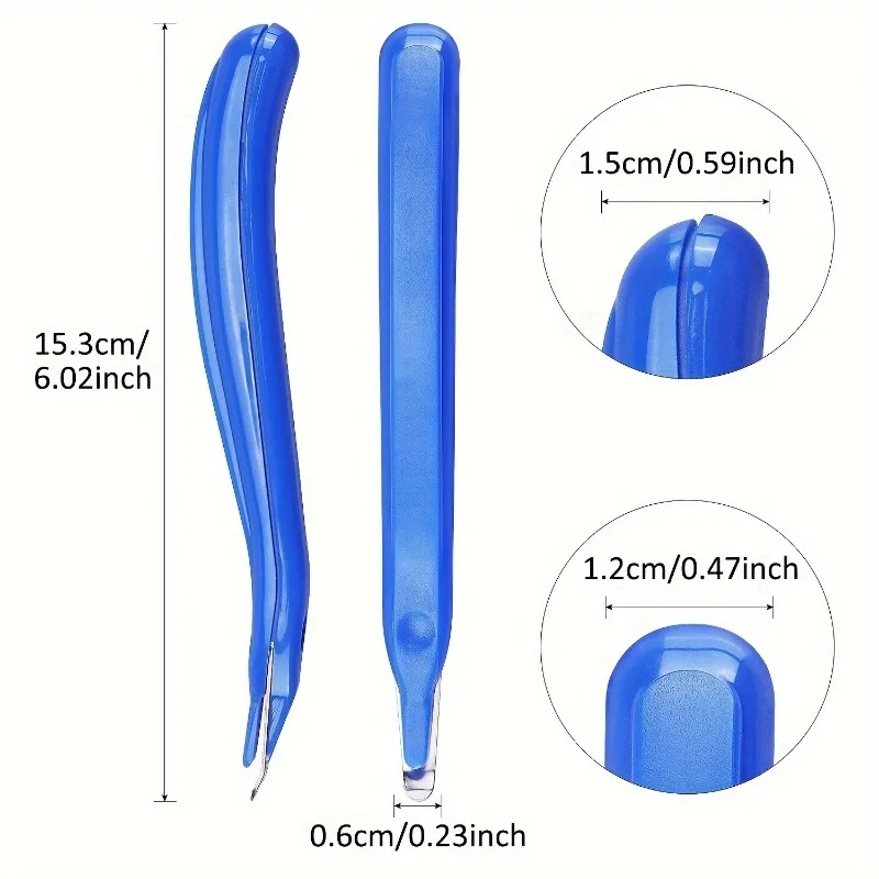 2pcs Versatile Staple Removal Solution Premium Magnetic Staple Remover Tool - Effortless Staple Lifting Safe & Durable Design