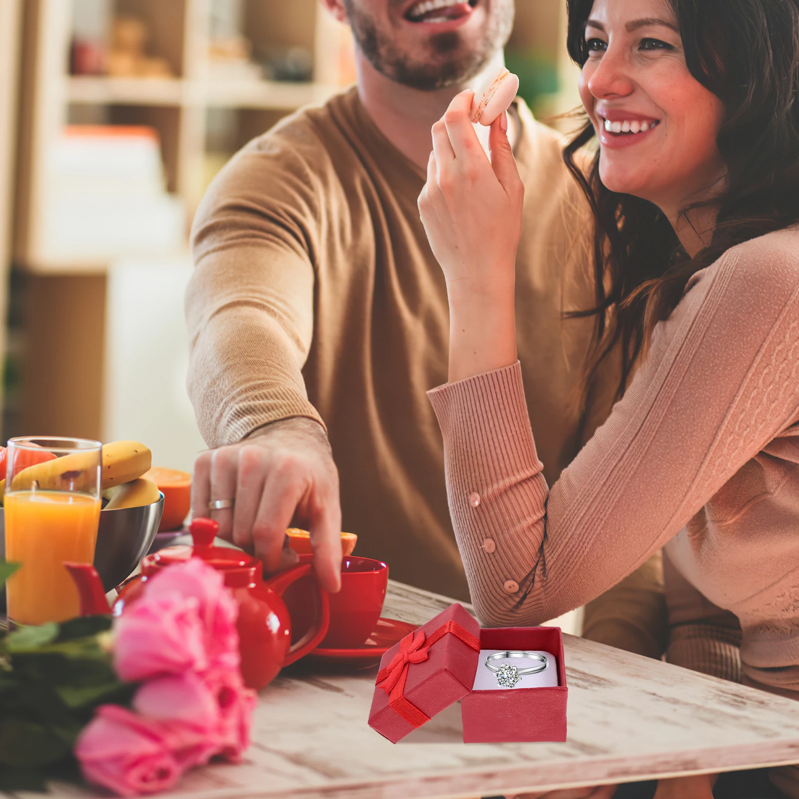 

24Pcs Stylish Jewelry Storage Organizer Gift Boxes Hard Paperboard for Earrings Necklaces Bracelets Party Candy Box