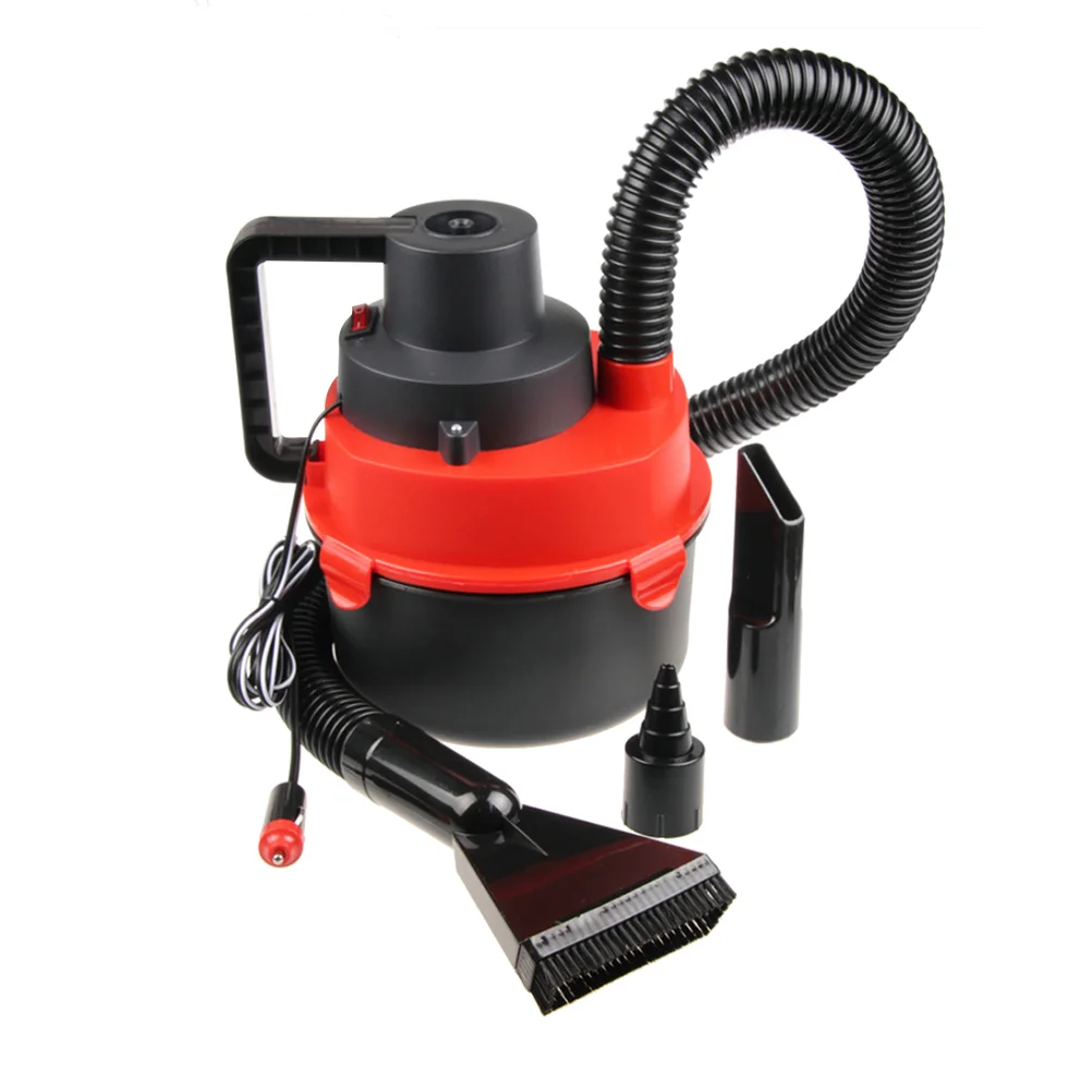 

12 V Vacuum Cleaner for Car Wet and Dry Duster Earth Tones Pearlescent Red Handy