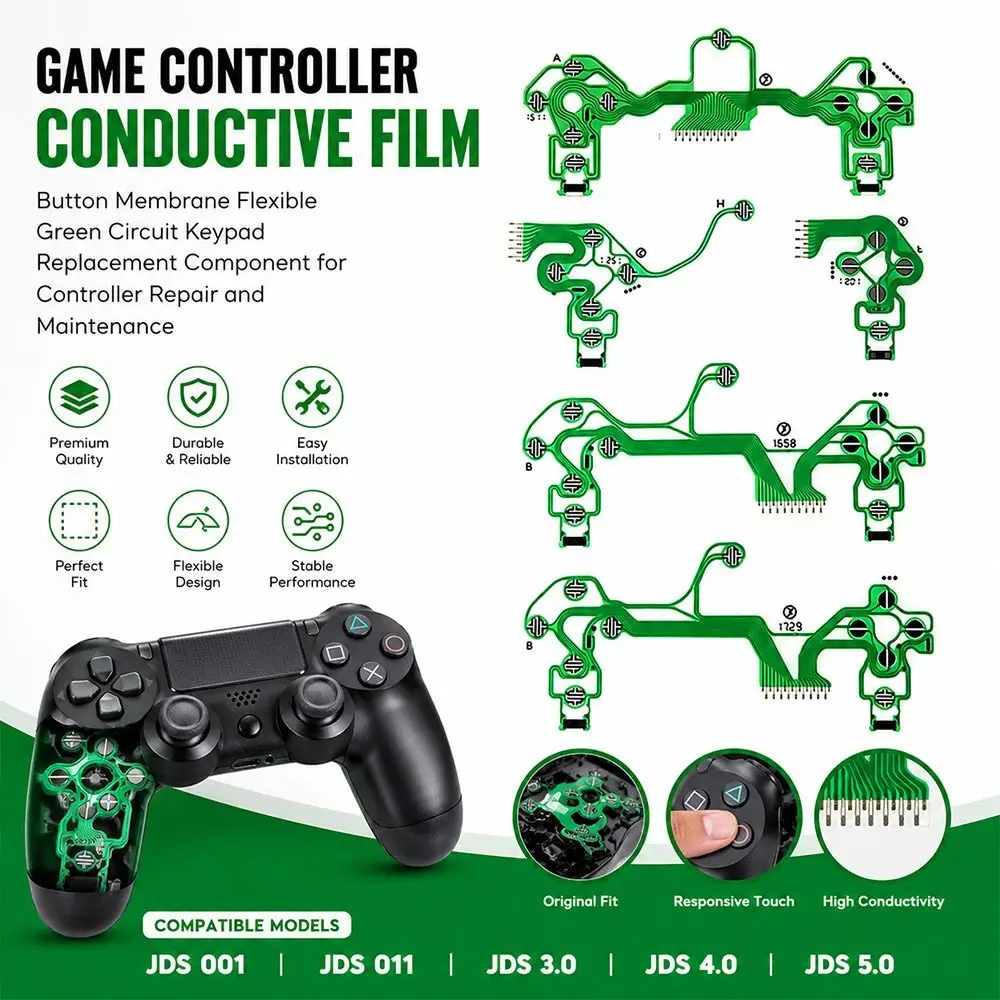Flexible Film Controller Conductive Film Flexible Circuit Green Controller Circuit Membrane Integrated Button Layout for JDS