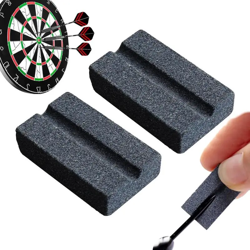 Dart Sharpener 2/4Packs V-Shape Stone Dart Sharpener Sharpening For Steel Tip Darts Keep Steel Needle Sharp Tool drop shipping