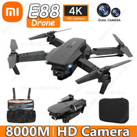 Xiaomi E88 RC Drone 4K Professinal With 1080P Wide Angle HD Dual Camera Foldable Helicopter WIFI FPV Helicopter Children's Toy