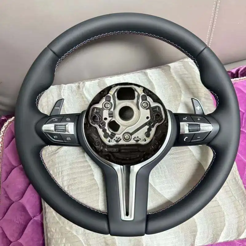 Quick Delivery For BMW F30 F31 F32 F35 F36 F48 F52 F01 F02 F03 F10 F11 F13 F15 F16 F20 F21 Hot Selling Leather Steering Wheel