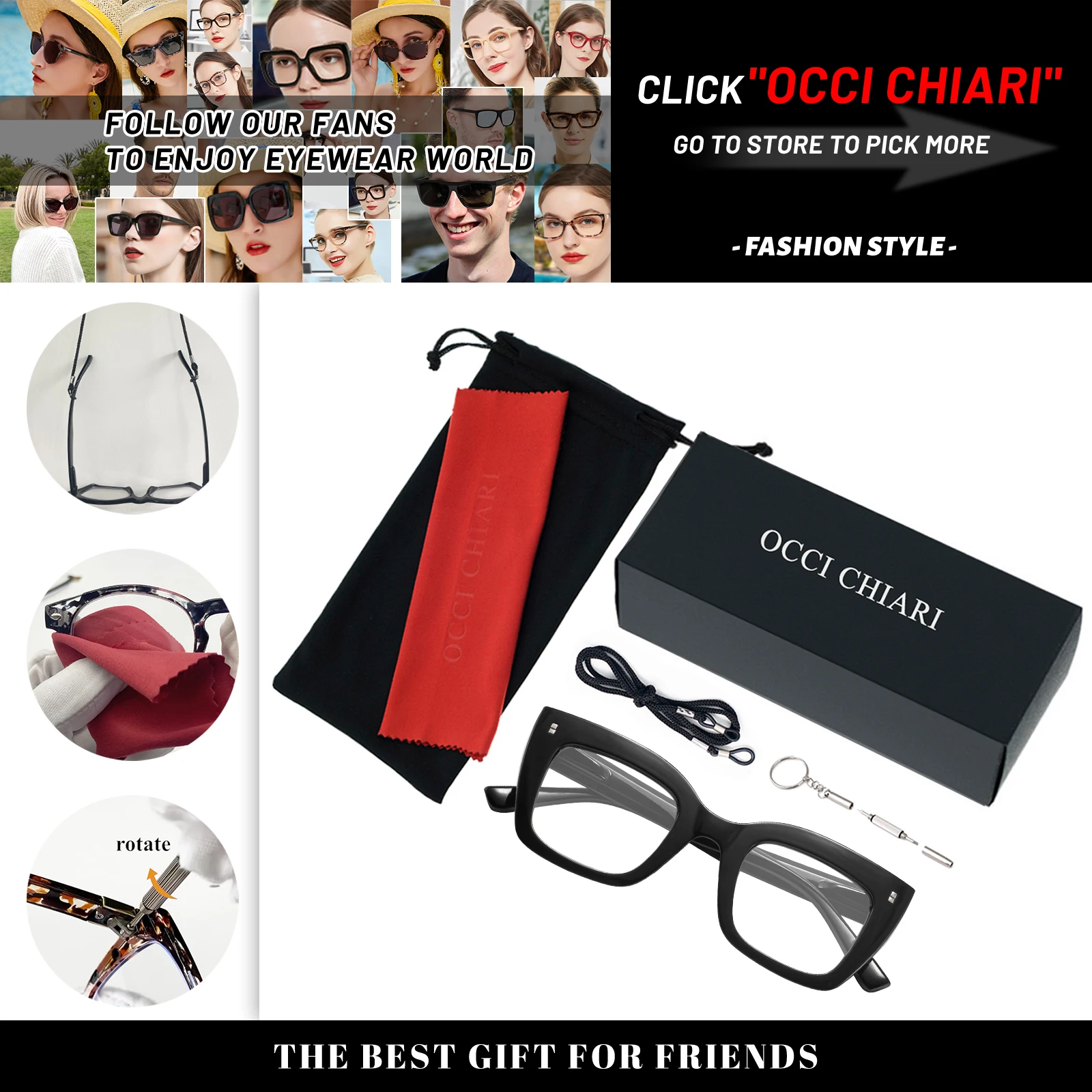 Micro Cat Eye Glasses Women Reading Glasses Fashion Square Frame Optical Presbyopia Glasses Female Prescription Glasses Frame