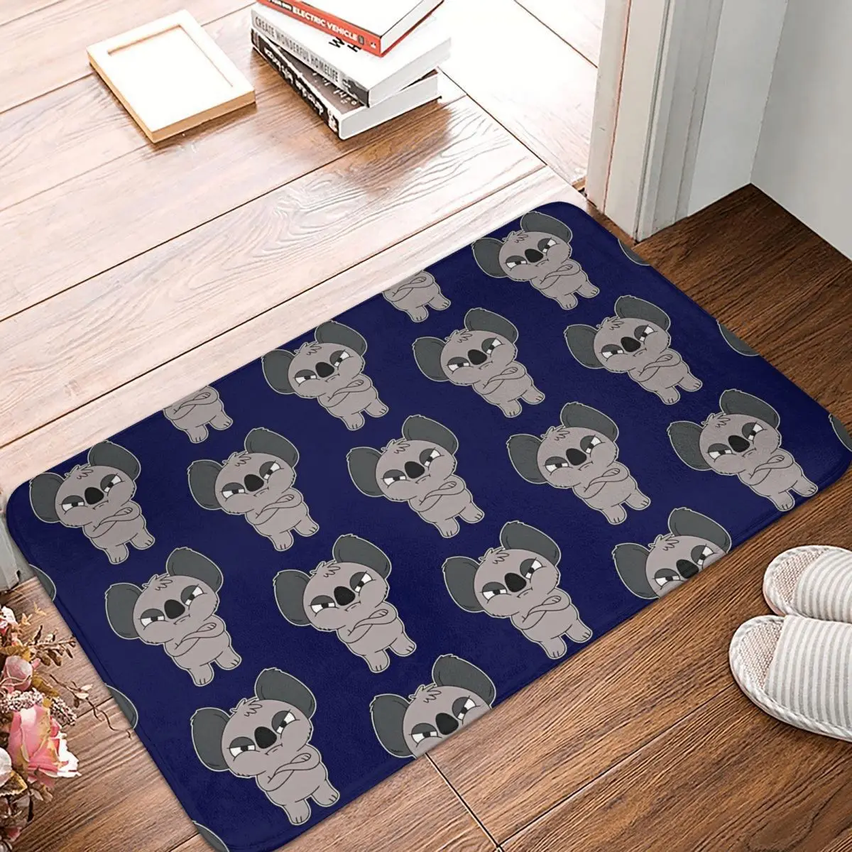 Koala Australian Animals Non-slip Doormat Angry Bath Bedroom Mat Outdoor Carpet Indoor Pattern Decor