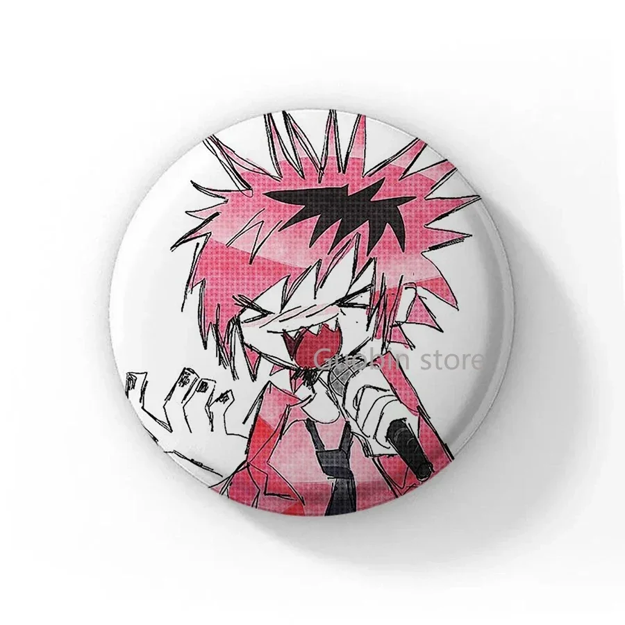 58mm FRANKENSTEIN GIRLS Badge Mindless Self Indulgence Jamie Hewlett Cartoon Brooches Seem Strangely Pins for Fans Decor