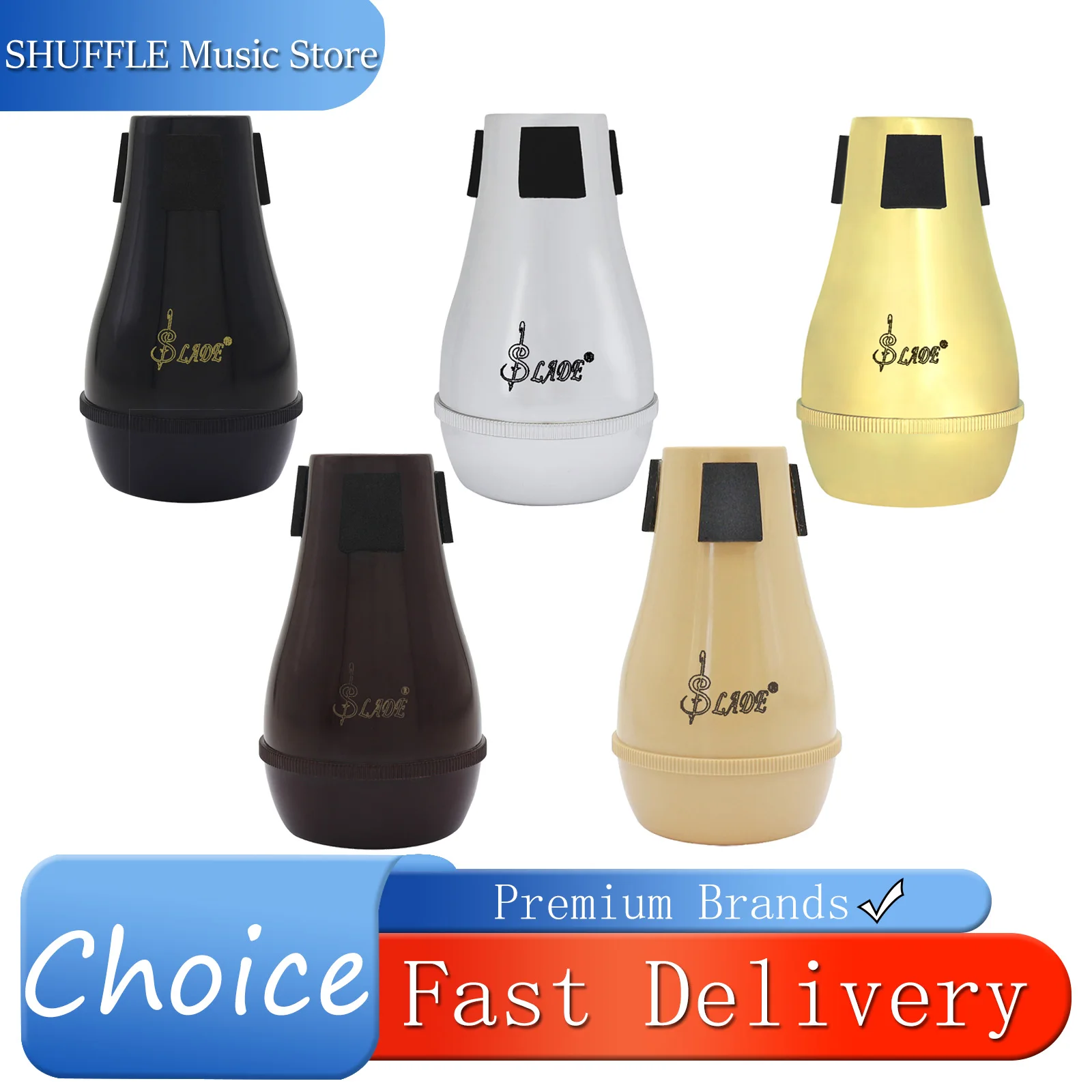 SLADE Posaune Mute Praxis ABS Leichte Alto Gewidmet Für Jazz Tenor Posaune Für Anfänger Holzblasinstrument Teile