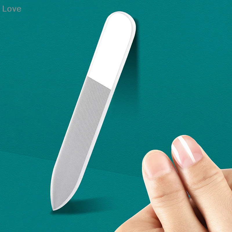 [L&P] قطعة واحدة من مبرد أظافر زجاجي نانو، مبرد متين لامع، أداة فنية للأظافر