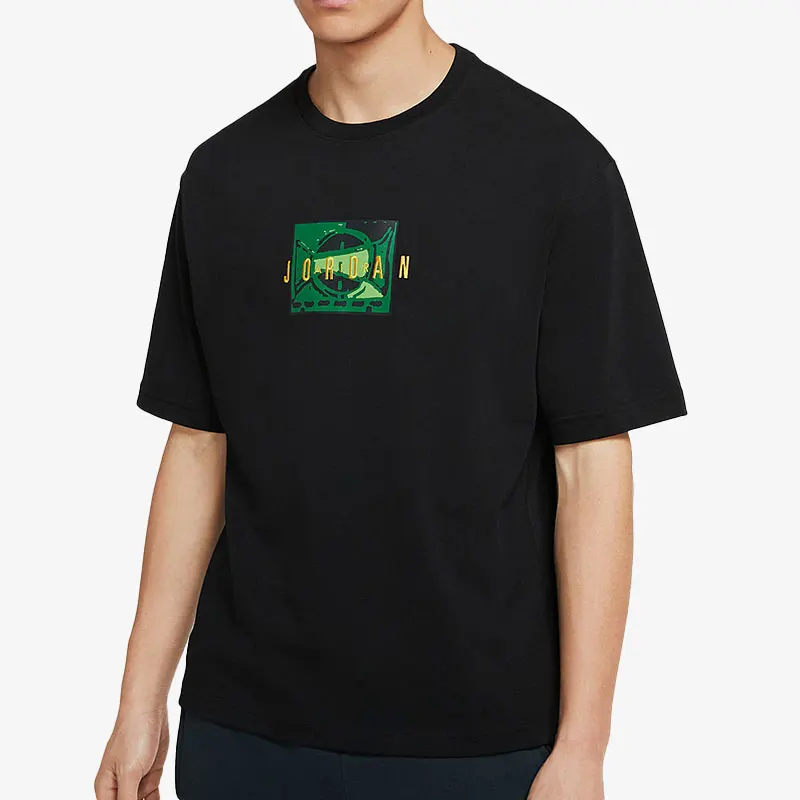 

Оригинальные мужские спортивные футболки Nike JORDAN, новые, сезонные, с короткими рукавами, CJ6222-010