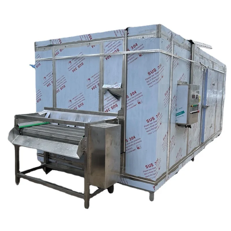 

Frozen food meat products, freezers, low temperature, tunnel type, seafood