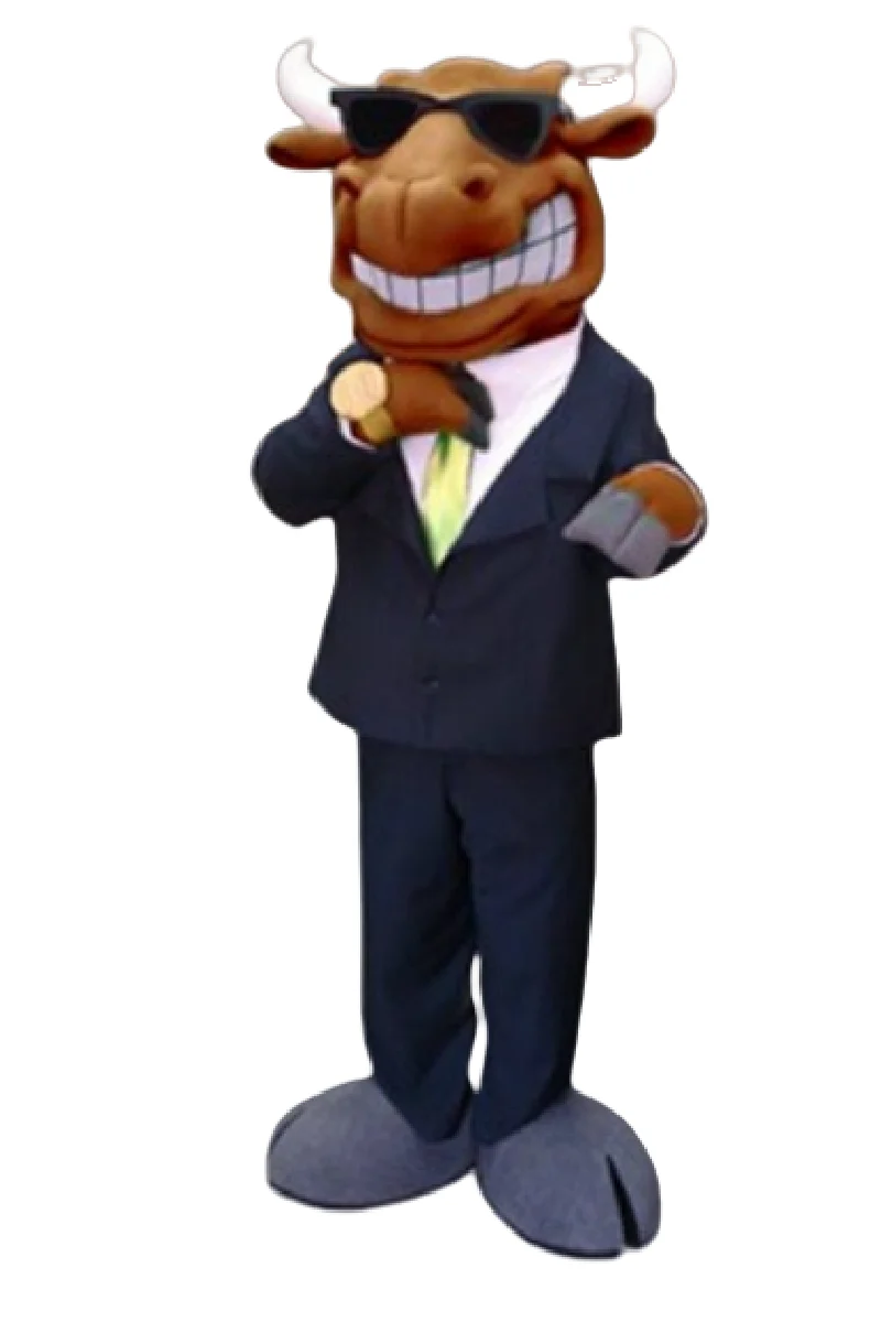 Disfraz de mascota wally the bull, búfalo de buey, disfraz de fantasía personalizado, kit de cosplay de anime, disfraz de Carnaval con tema de mascota 0164