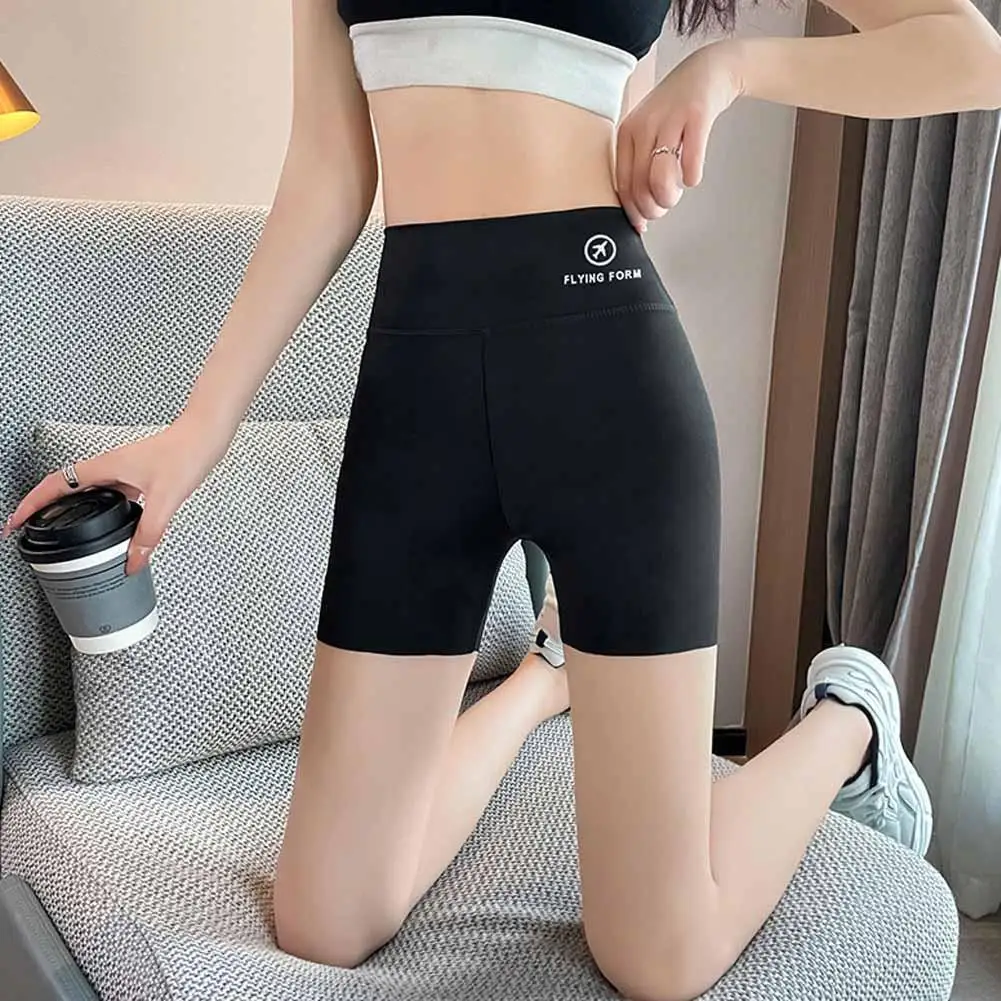 

High Waist Sports Shorts Women Naked Feeling Workout Push Up Leggings Tummy Control Yoga Running Fitness Gym Slim Shorts