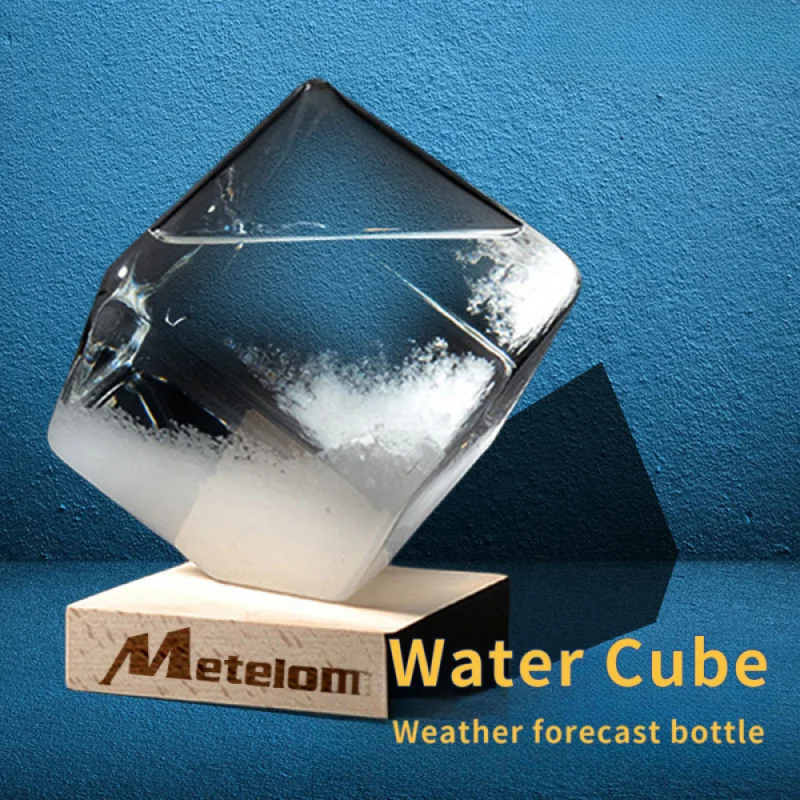 زجاجة توقعات الطقس الزجاجية البوروسيليكات العالية الأنيقة والرائعة هدية إبداعية لتزيين المنزل هدية عيد الحب #2