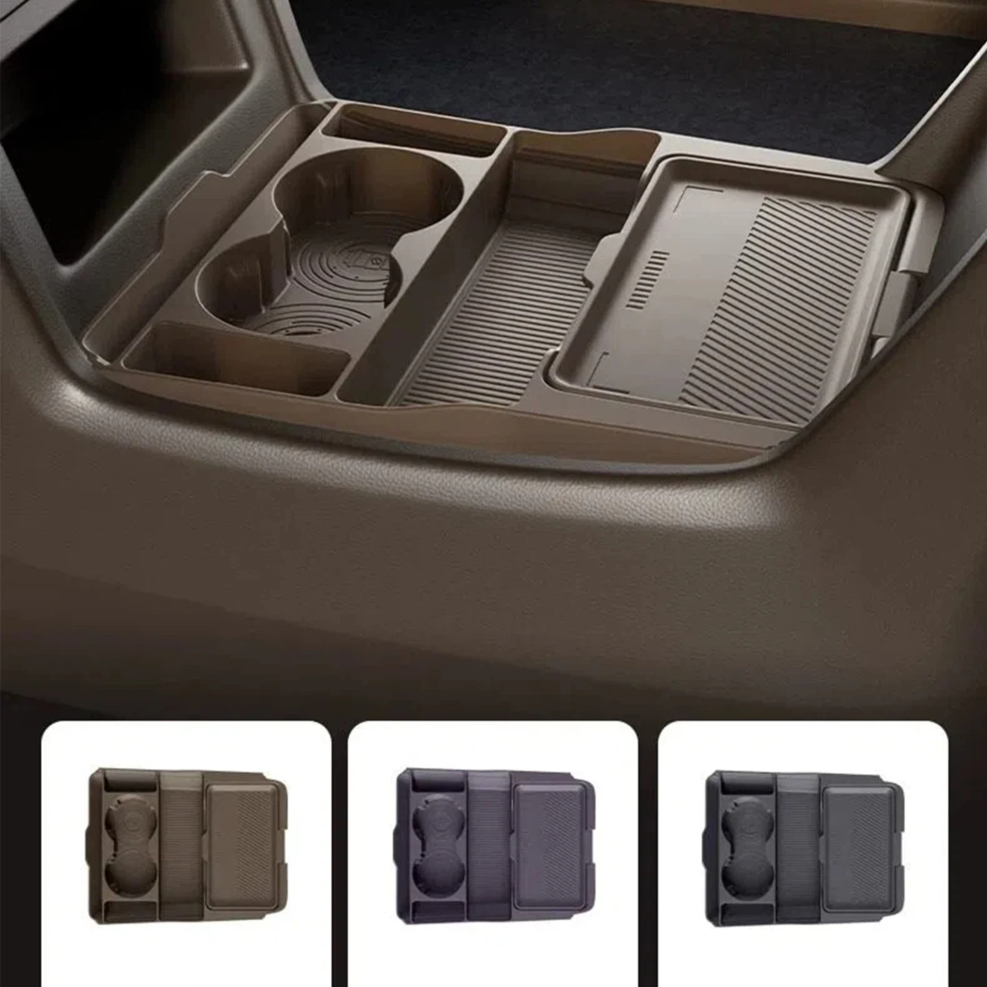 For 2026 Changan Nevo A06 Under Console Storage Box Multi Compartment Organizer Tray Car Interior Supplies