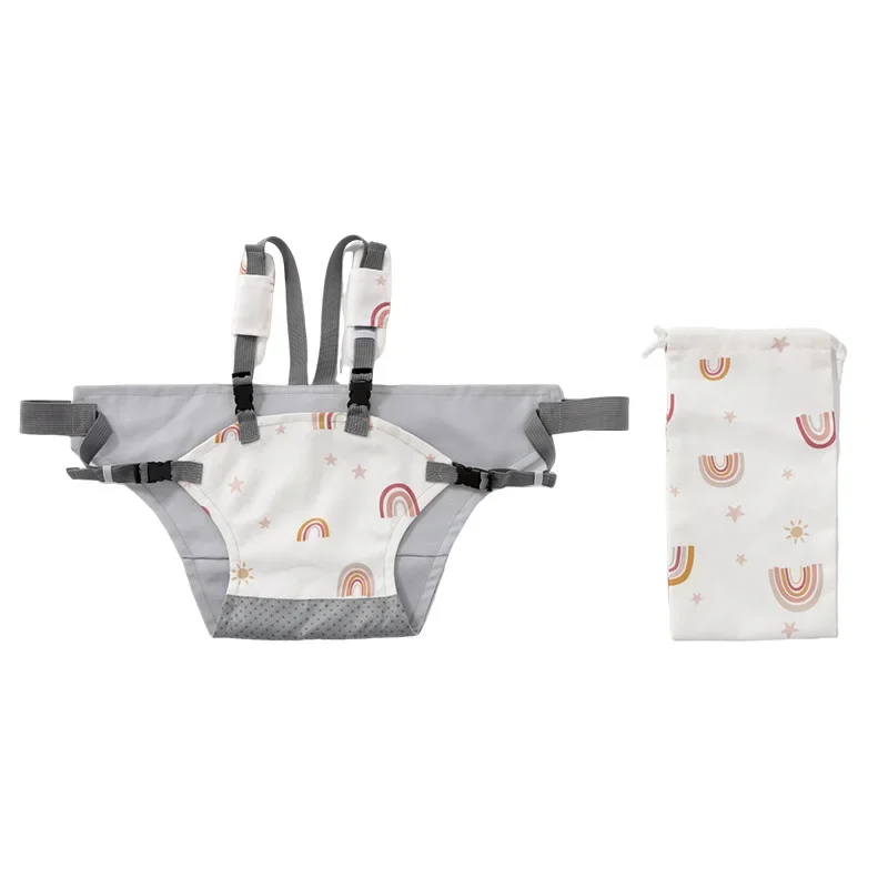 طفل تسخير لكرسي عشاء يدفع باليدين كرسي مرتفع 5 نقاط حزام الأمان طول ضبط بولي Leather الجلود الكتف المنشعب وسادة عالمية