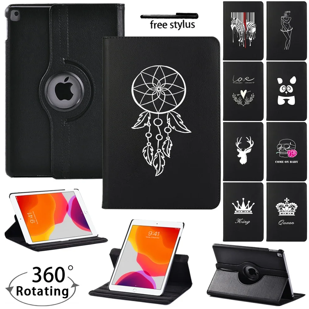 

PU Leather Tablet Case for Huawei MediaPad T3 10 9.6"/T5 10 10.1" AGS2-W09/W19/L03/L09 Tablet 360 Degree Rotating Cover Case