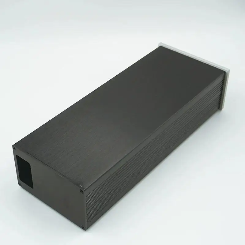 Hezhi Audio 135*78*340mm All Aluminium Power Amplifier Chassis Enclosure DIy HIFI Preamplifier Case Shell