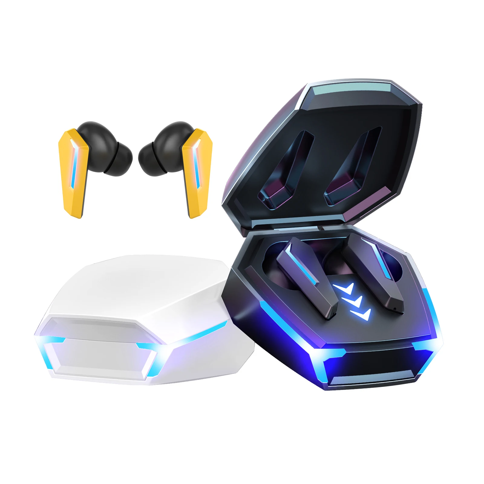 

M5 M10 Low Latency Wireless Earbud Gaming Music Dual-Mode Earphone With E-Sports Breathing Light And HD Call Microphone