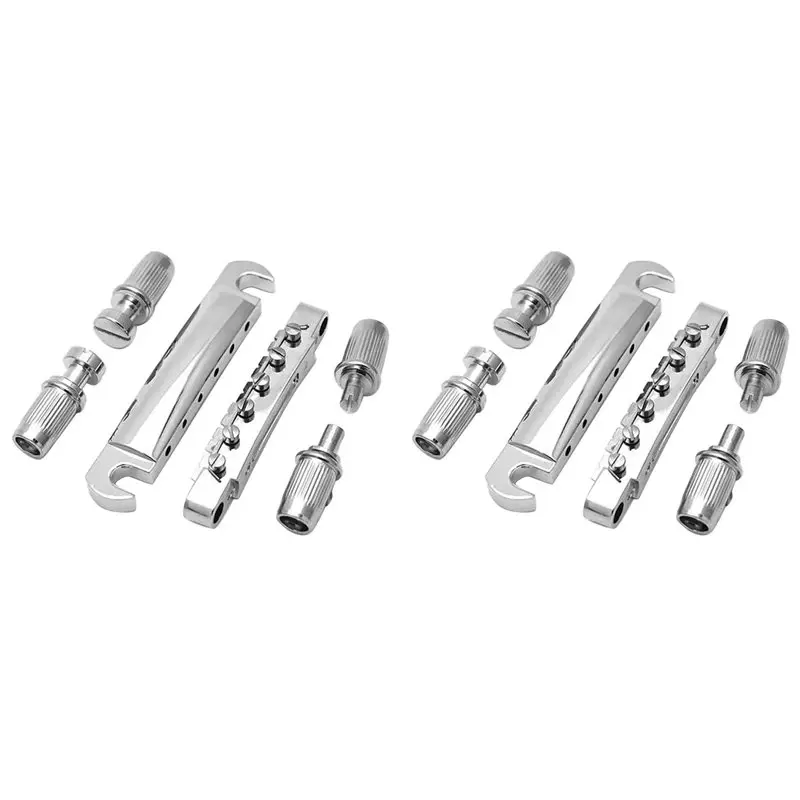 

Комплект из 2-х бриджей и тейпситов для электрогитары, запасные части для электрогитары, бридж-тейпсит A-AT20