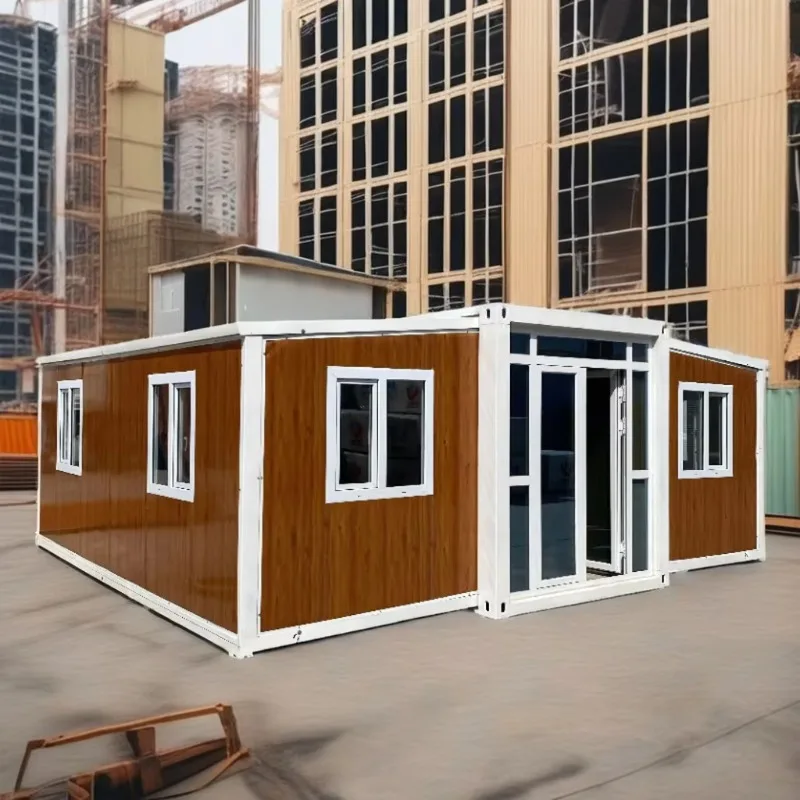 High Quality Luxury 20ft Expandable Container House Prefabricated Mobile Tiny Home with 2 Bedrooms for Hotels