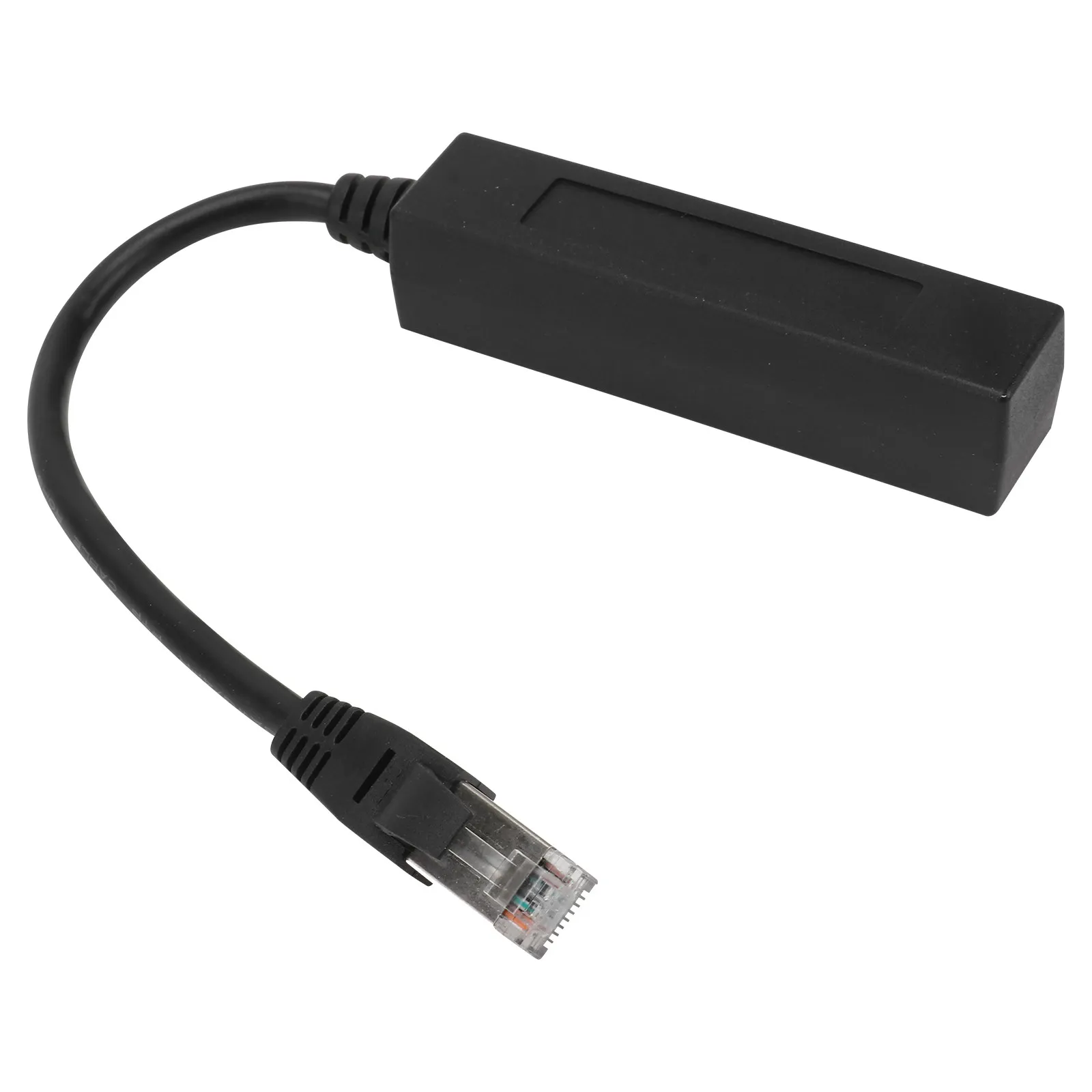 1Pcs 4-Slot Rj45 Network Cable Splitter Compact Lightweight Portable Signal Stable Fast Transmission Emi Shielding Home Office