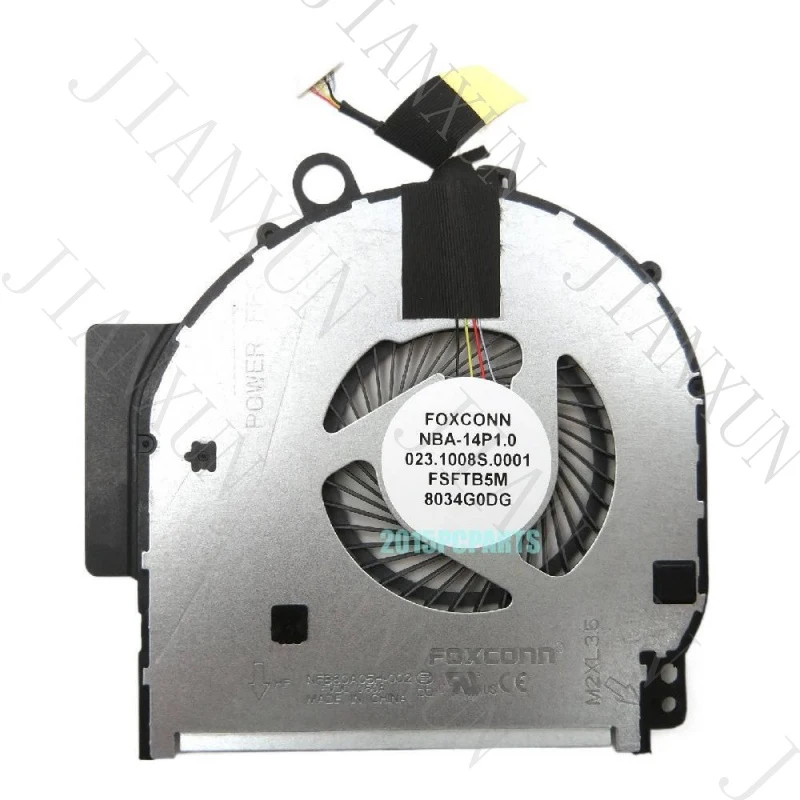 A+New CPU Cooling Fan for HP Pavilion 14-BA 14-BA013DX 14-BA018CA 14M-BA 14M-BA114DX 14T-BA 924281-001 DC5V 4-Pin