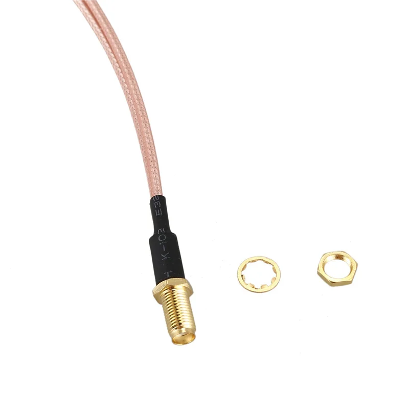AB45 3X SMA أنثى إلى Y نوع 2 X TS9 ذكر/CRC9 ذكر موصل الفاصل الموحد ضفيرة كابل RG 316 30 سنتيمتر الذهب