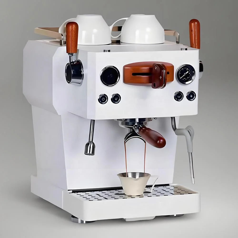 

New Arrival Smart Stepless Pressure Control Dual Boiler Commercial Semi Automatic Expresso Coffee Machine
