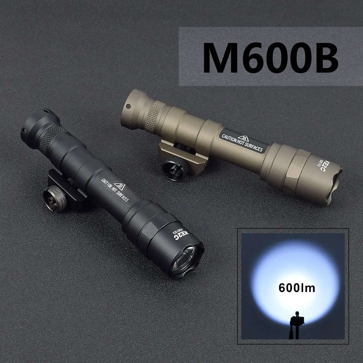 US Warehouse Surefire M600B M300B M300C Ultra Tactical Scout Light Rifle Weapon Flashlight Hunting Momentary Pressure SwitchMLOK